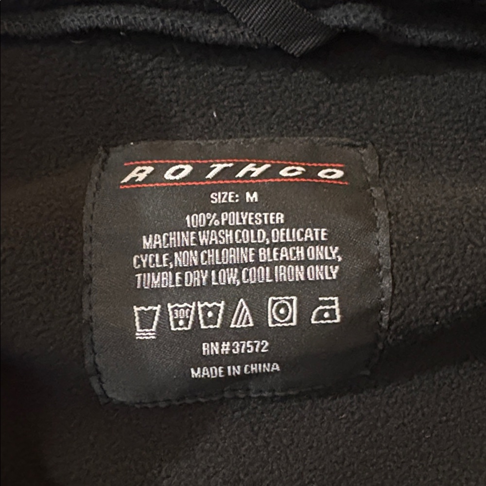 Rothco Black Polyester Jacket - Picture 2 of 2
